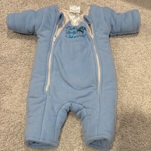Baby Magic Sleepsuit Fleece One-Piece in Light Blue